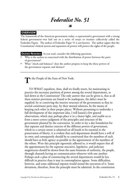 federalist 51 full text pdf