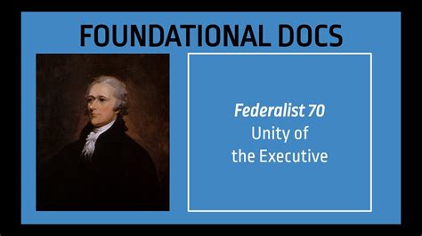 federalist 70 ap gov