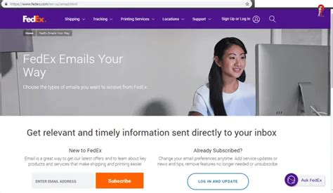 fedex customer service email