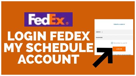 fedex employee my schedule login