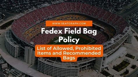 fedex stadium bag policy