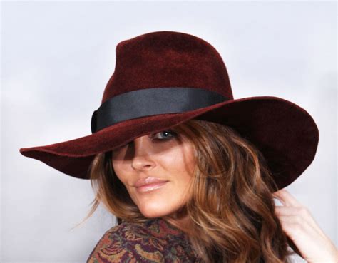 fedora felt hats for women