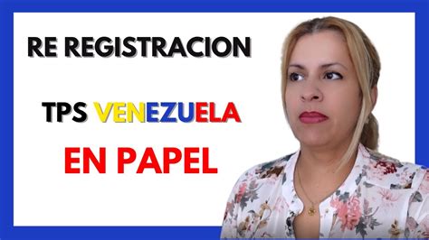 fee para re-registro tps venezuela