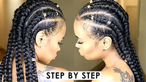 Feed In Braids Cornrows Videos Tutorial