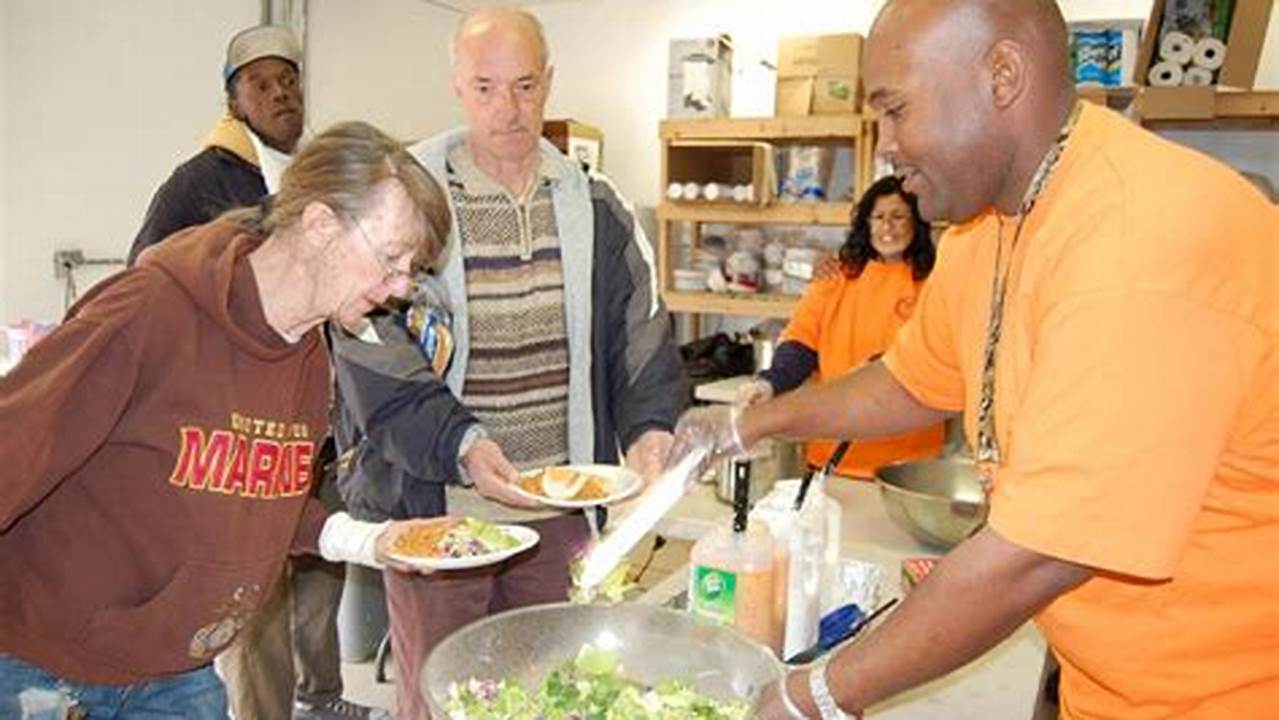 Feeding the Homeless Volunteer