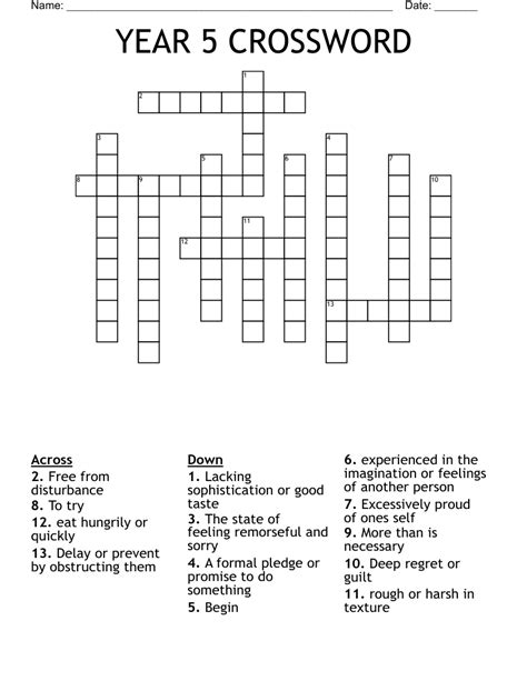 feeling related to guilt crossword