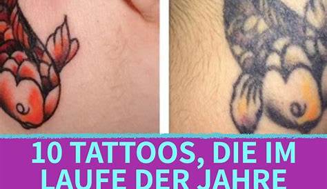 10 Tattoos, die nach Jahren verblasst sind