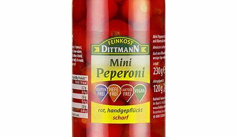 Feinkost Dittmann Peperoni Peperoncini Rot Mild 160g Bei REWE