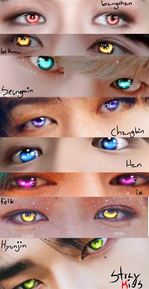 felix skz eye color