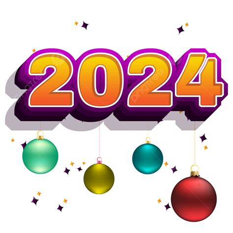 feliz ano nuevo 2024 png