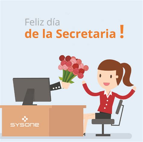 feliz dia de la secretaria vector