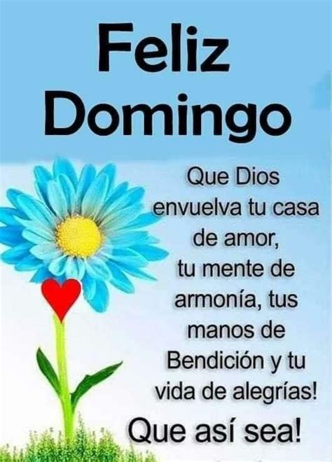 Feliz Domingo Bendiciones