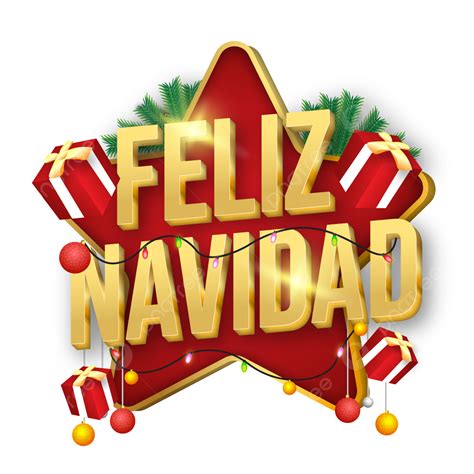 feliz navidad png fondo transparente