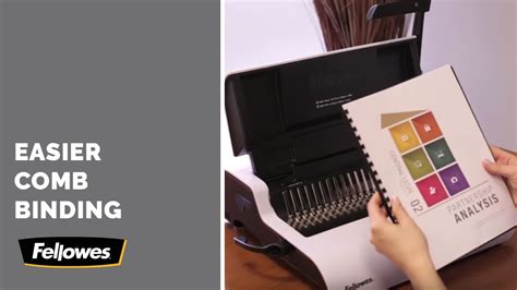 Fellowes Binding Machine Tutorial