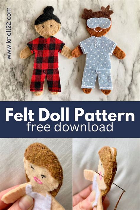 Felt Doll Pattern Free