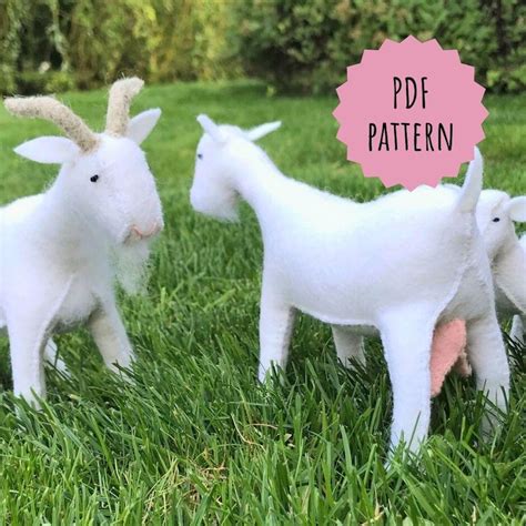 Felt Goat Pattern