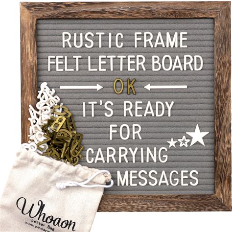 Felt Letter Frame Board