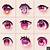 female anime eyes makeup