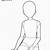 female body template drawing