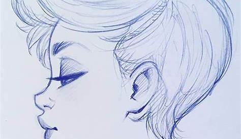 Woman Side Profile Drawing at GetDrawings Free download