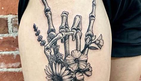Pin by Kytti Gyrl on Tattoos Skeleton hand tattoo, Bone