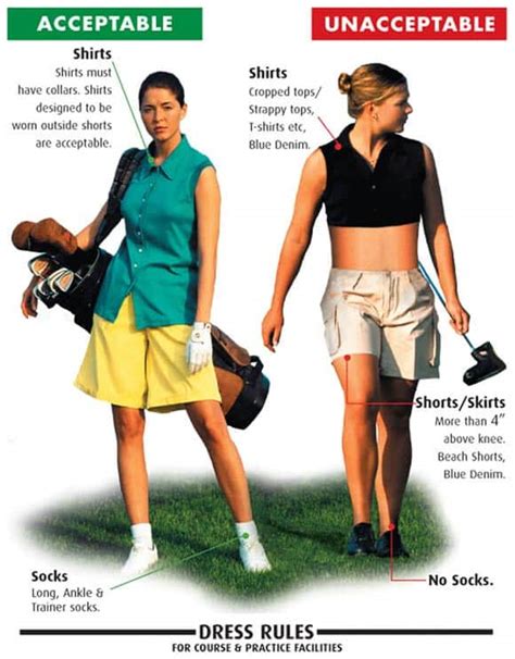 Female Golf Attire Rules
