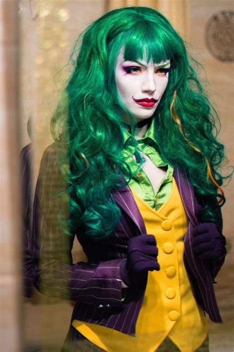 female joker costume makeup