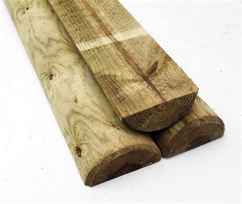 Fence Posts Half Round