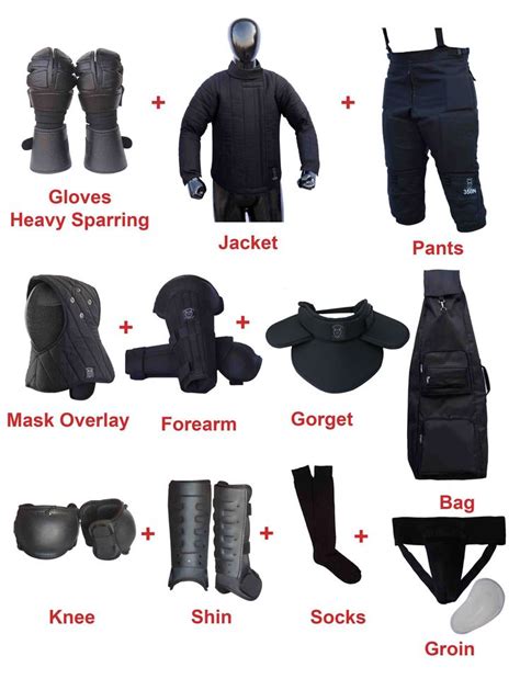 Fencing Equipment Black