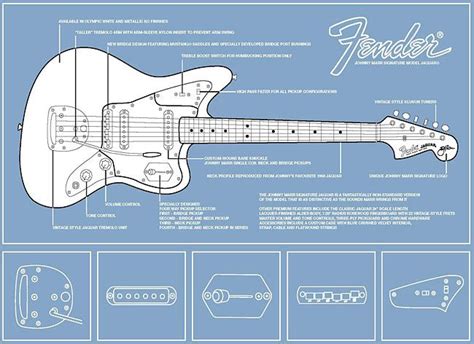 fender jaguar parts diagram