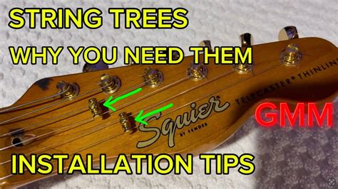 Fender Telecaster String Tree Placement