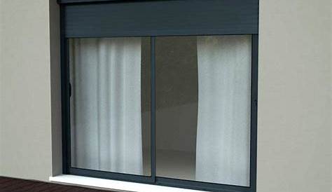 Fenetre Fixe Avec Volet Roulant Adaptation D'un Au Dessus D'une Fenêtre PVC Et D'un
