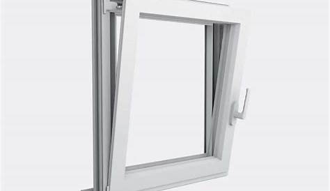 Fenêtre PVC 1 vantail ouverture oscillobattant sur mesure