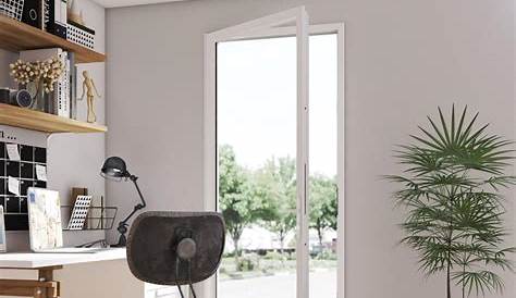 Fenêtre PVC PRIMO 45.5x45 cm, blanc / blanc, 1 vantail