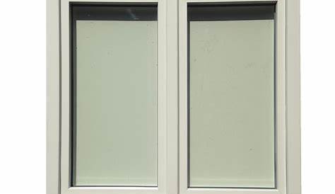 Fenêtre oscillobattante 2 vantaux 126x118 cm PVC Hubo