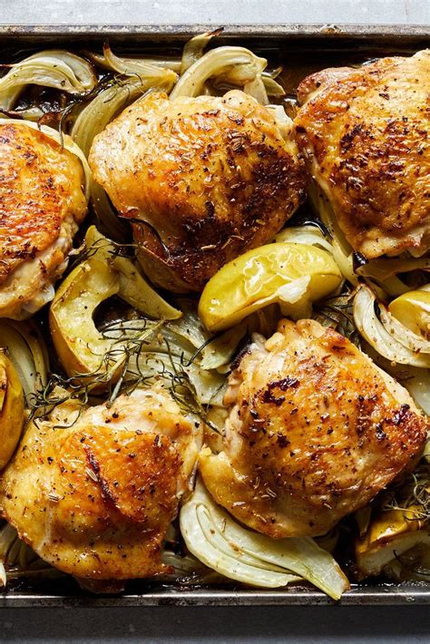 Fennel Chicken Sheet Pan