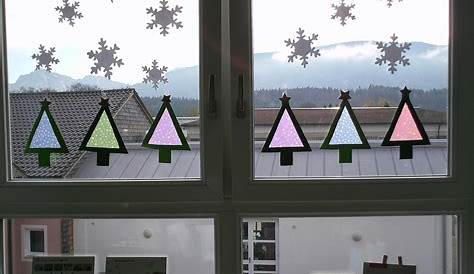 Niedliches Fenster Bild - Kerzen zum Advent - Weihnachten - Winter