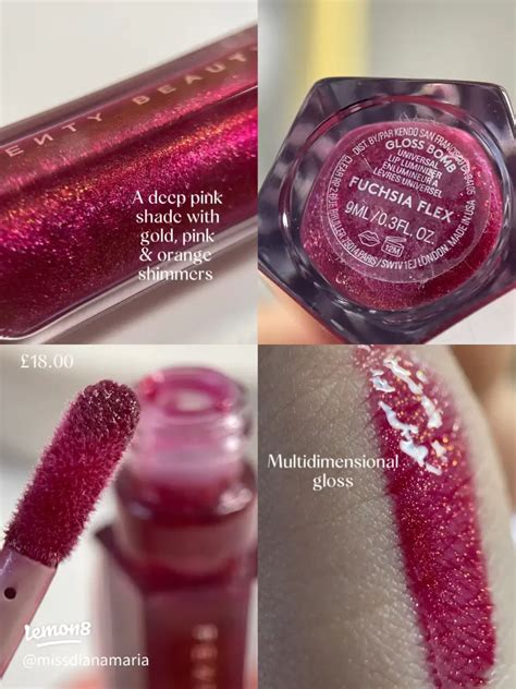 fentybeautyglosspossevolume50bombtriofuchsiaflexprettypicturefuy