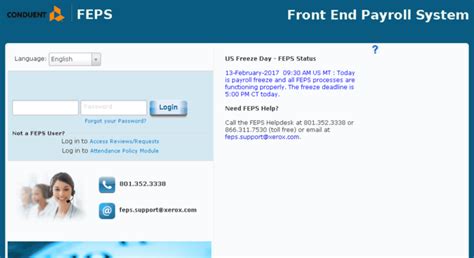 feps conduent login