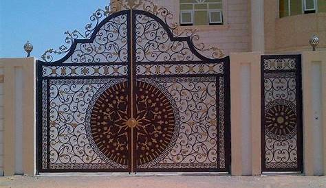 Fabricant, portail, fer, villa, au, Maroc, Rabat