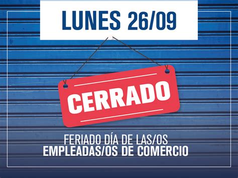 feriado día del empleado de comercio