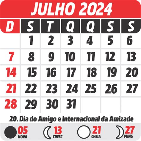 feriado em julho de 2024