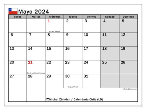 feriados chile 2024 mayo