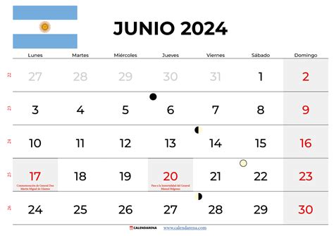 feriados en junio argentina