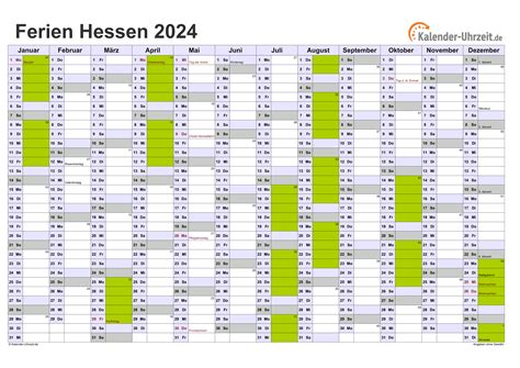 ferien feiertage 2024 hessen