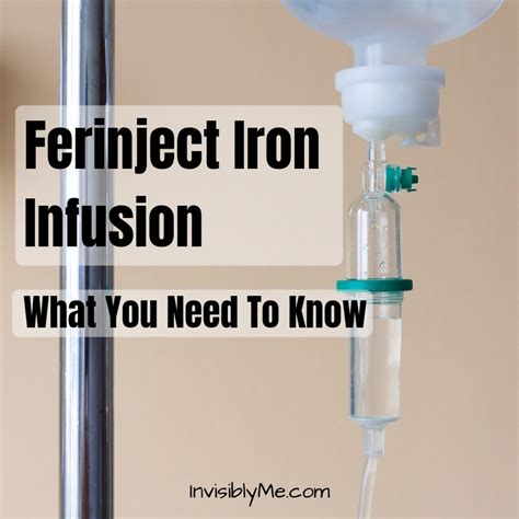 ferinject infusion protocol