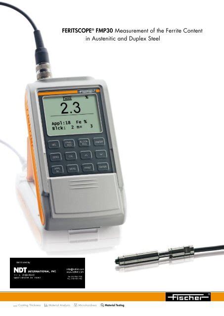 Feritscope Fmp30 Accuracy
