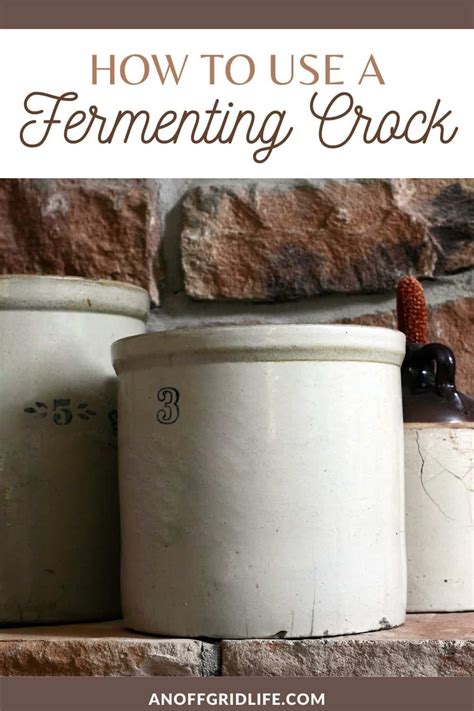 Fermenting Crock Uses