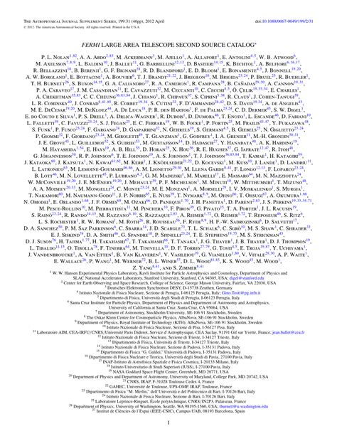 Fermi Large Area Telescope Second Source Catalog