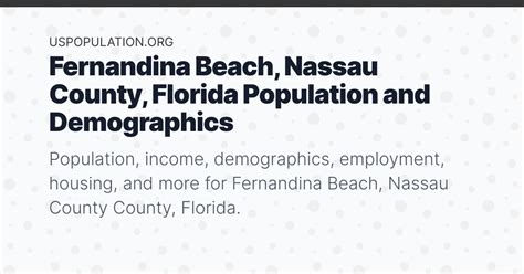 fernandina beach florida population